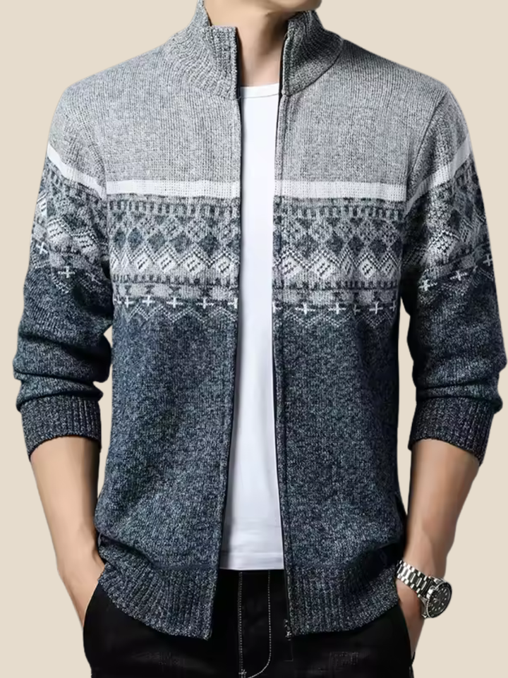 Sune | Strikcardigan med mønster