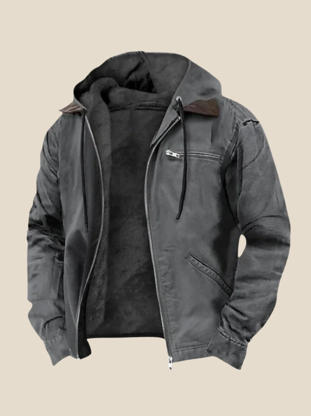 Johan | Foret jakke med hætte