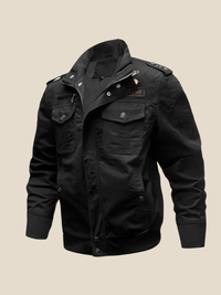 Mikkel | Vinterjakke med for - Sort