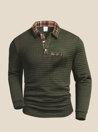 Aksel | Striktrøje - Armygrøn