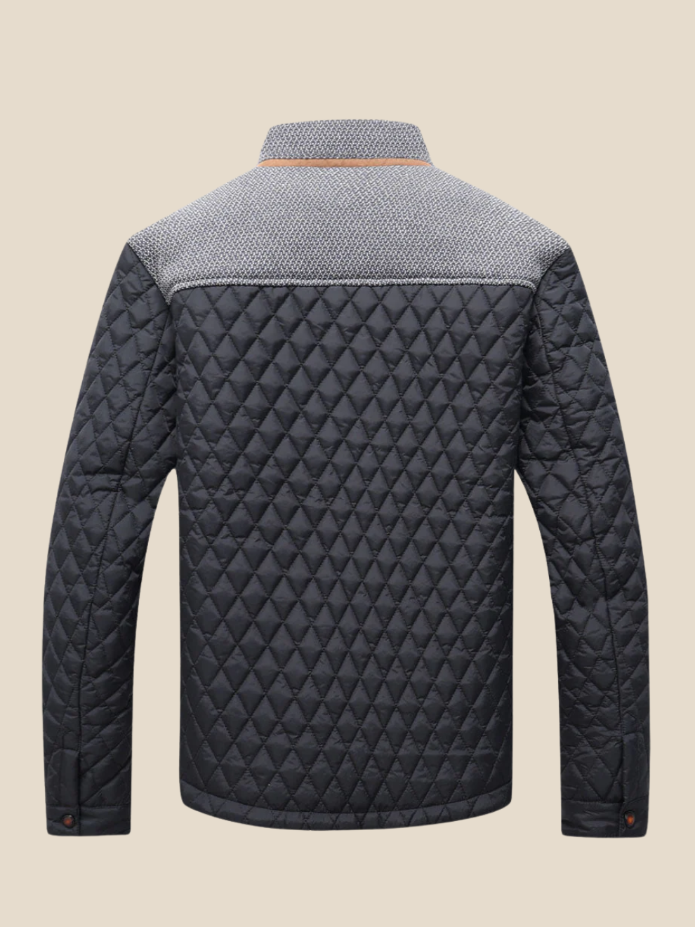 Mads | Vatteret jakke med kontrastskuldre