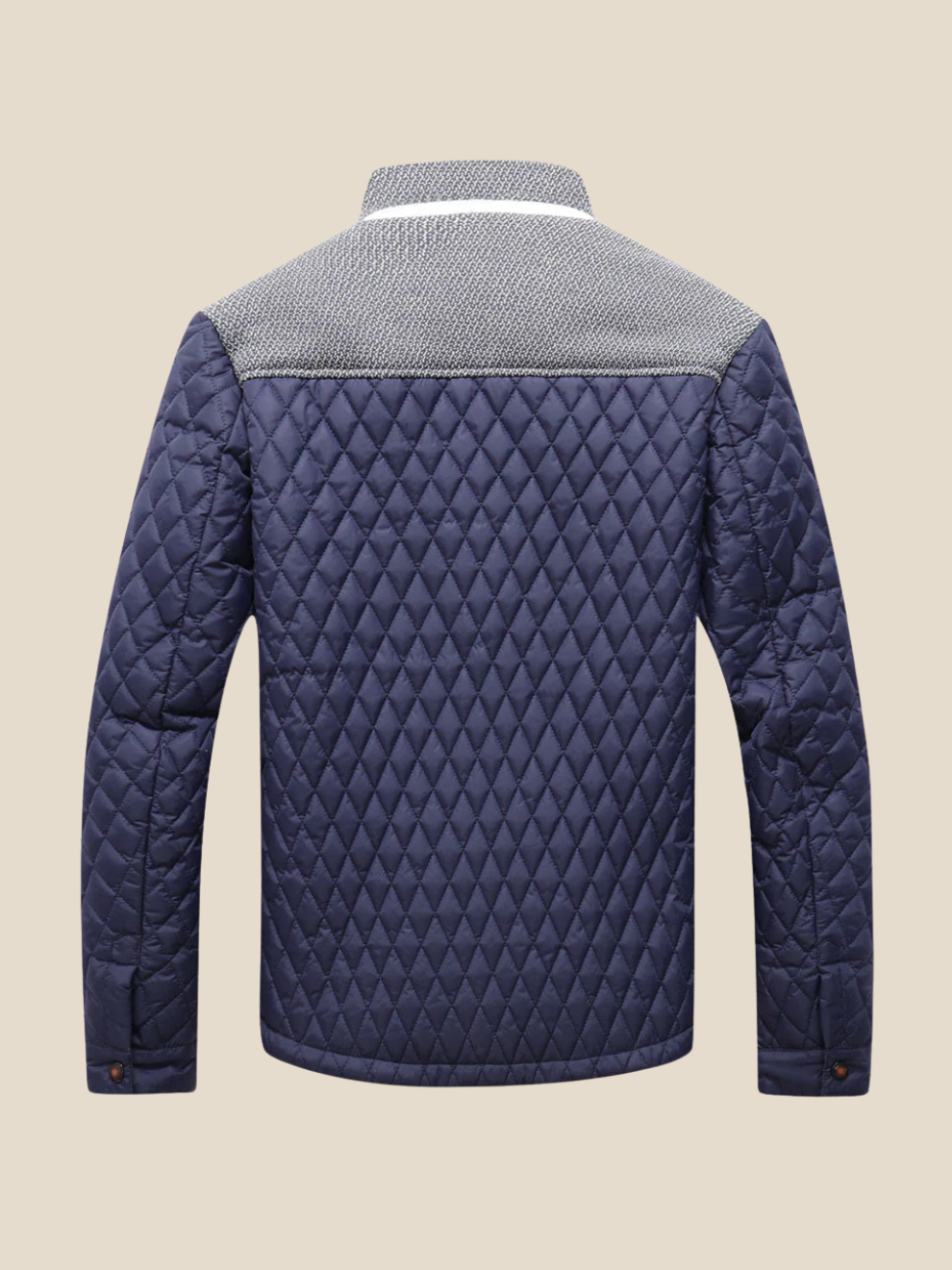 Mads | Vatteret jakke med kontrastskuldre