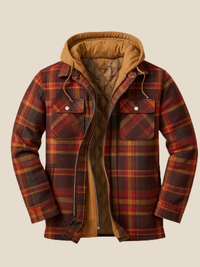 Rasmus | Foret ternet jakke - Brun tern