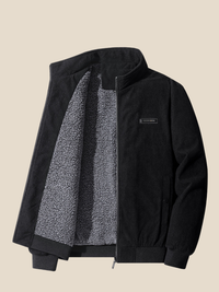 Noah | Jakke med kontrastfor - Sort