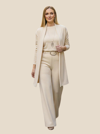 Amalie | Tredelt striksæt - Creme