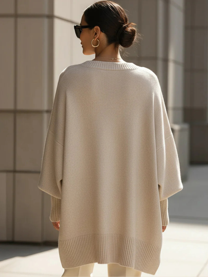 Anneta | Oversize poncho-strik