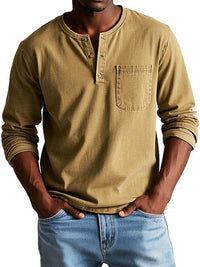 Frederik | Vintage Henley - Beige