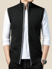 Holger | Strikvest - Sort