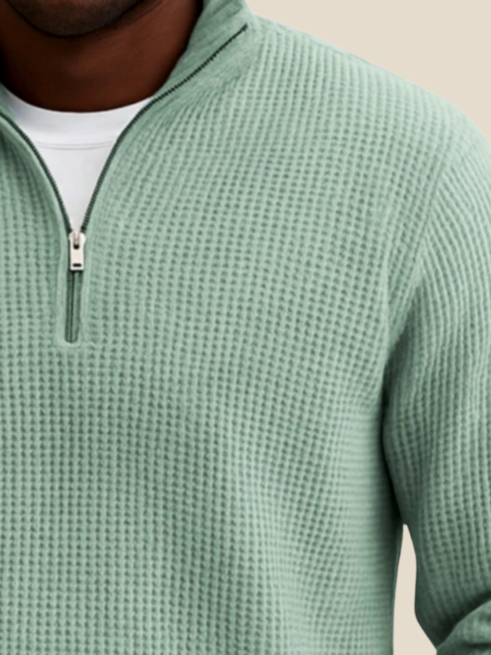 JURGEN™ | LANGÆRMET POLO MED KVART LYNLÅS