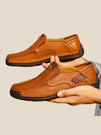 Søren | Lædersko - Lysebrun