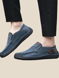 Søren | Lædersko - Blå