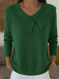 Valenne™ | Ribbed Knit Sweater - Green