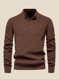 Kasper | Zip-hoodie - Brun