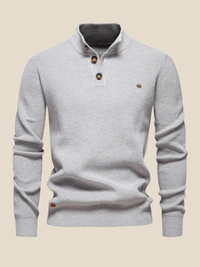 Kasper | Zip-hoodie - Lysegrå