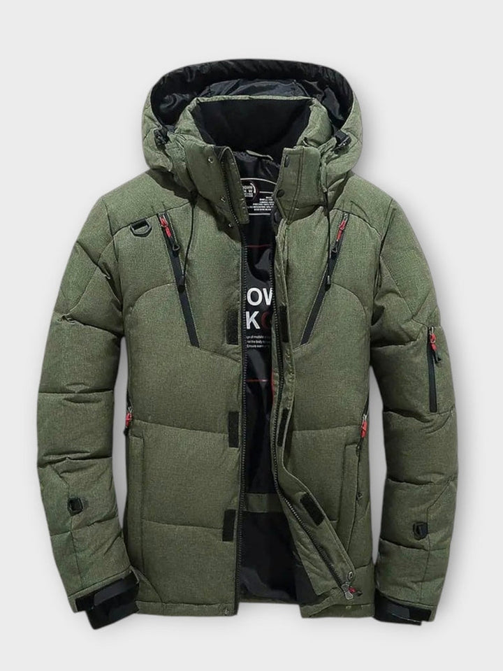 Arktis Pro™ Solid Herre-Vinterparka - Grøn