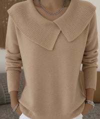 Valenne™ | Ribbed Knit Sweater - Beige