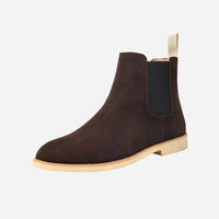 Hald™ | Chelsea-støvle - Mørkebrun