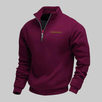 Edvin™ | Varm Fleece Sweater - Burgund
