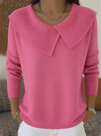 Valenne™ | Ribbed Knit Sweater - Pink