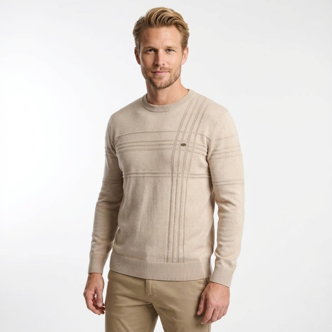 Hansen | Herrestrik med diskret ternmønster