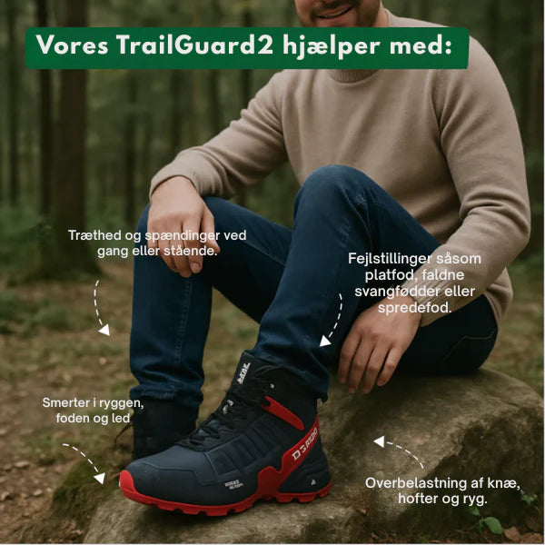 TrailGuard™ 2.0 | Ortopædisk, vandtæt outdoorstøvle
